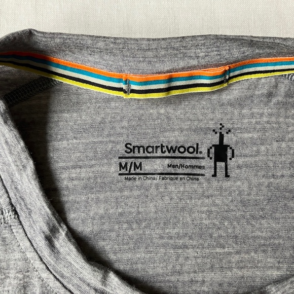 Smartwool Merino Short Sleeve Tee Men's M Gray - Picture 2 of 9